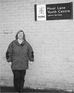Ann Reid at Moor Lane Youth Centre