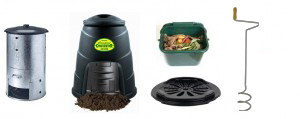 Composting bins on sale on 13th October